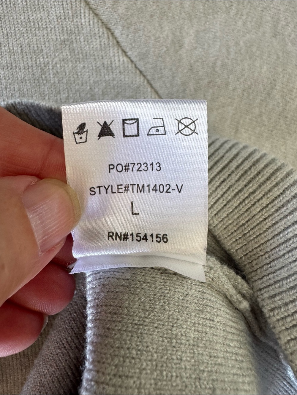 VICI Heather Gray Oversized Crewneck Sweater Size L - Picture 9 of 12